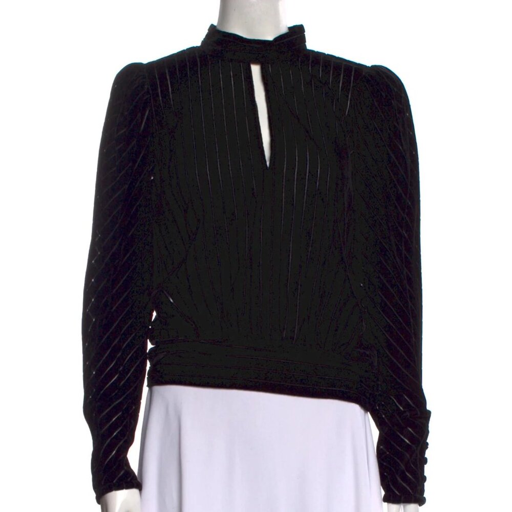 FRAME Mock Neck Long Sleeve Sweatshirt  Size: L